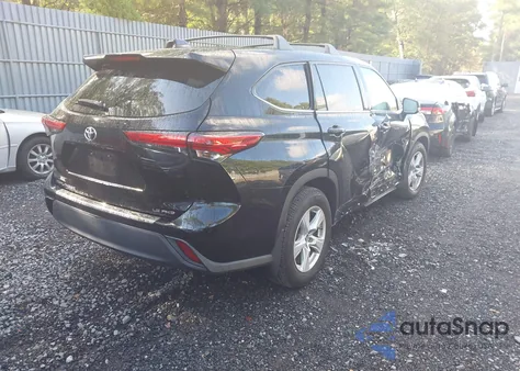 2020 Toyota Highlander L/Le z USA, uszkodzony, nr VIN 5TDBZRBH5LS502932